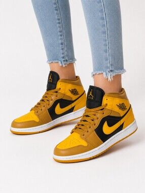 NIKE | Air Jordan 1 Mid Chutney Taxi Sneaker